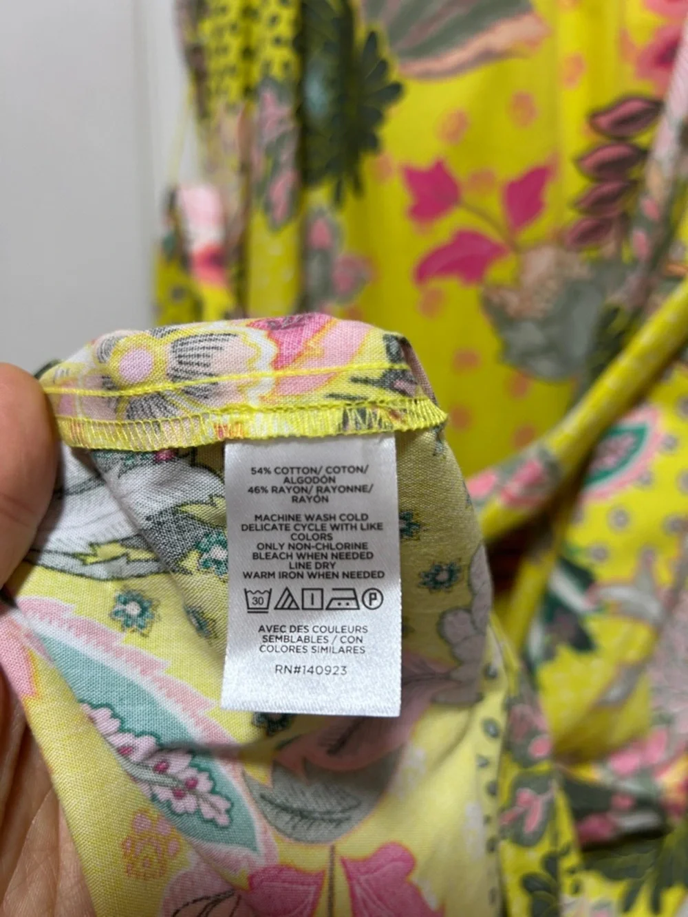💗NWT LOFT Yellow Floral Strappy Flounce Midi Dress - Size 14 - Picture 9 of 9